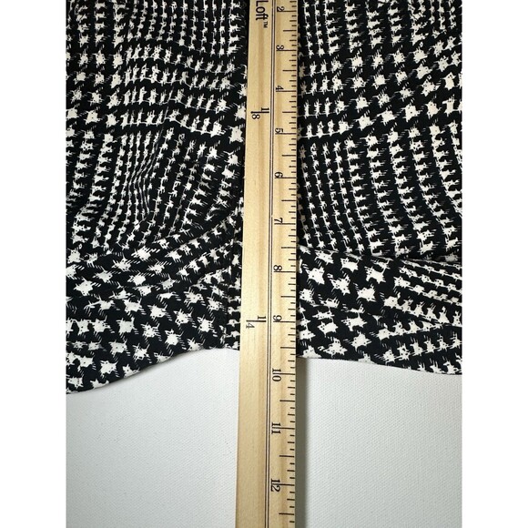 J. McLaughlin Becca Houndstooth Stretch Straight‎ Ankle Pants Women's 6 - Picture 9 of 10